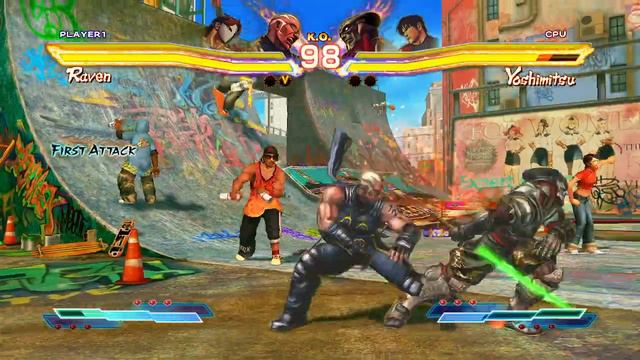 Raven & Vega vs Yoshimitsu & Guy (Hardest AI) - Street Fighter X Tekken смотреть онлайн
