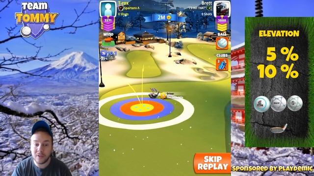 Golf Clash tips, Playthrough, Hole 1-9 - PRO & EXPERT *Shiruba Springs* - Winter Major Tournament! смотреть онлайн