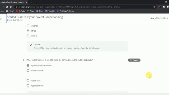 Create a Python Application using MySQL || Project|| Quiz Answer||Coursera |Coursera Project Networ смотреть онлайн