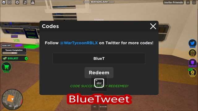 *NEW UPDATE* [M1 Abrams] War Tycoon ROBLOX | ALL CODES | June 5, 2023 смотреть онлайн