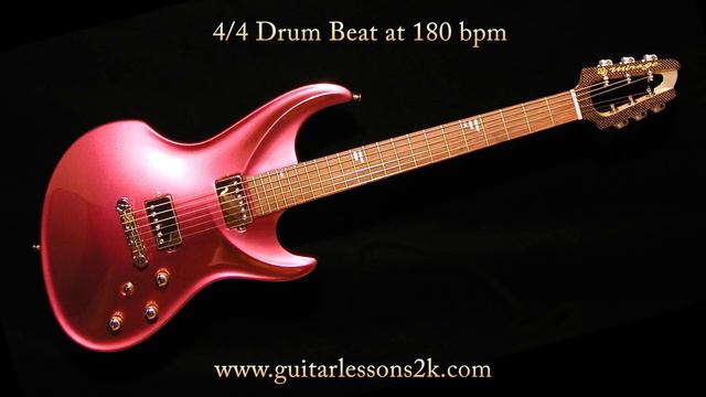 Drum Beats To Practice With: 4/4 Drum Beat at 180 BPM смотреть онлайн