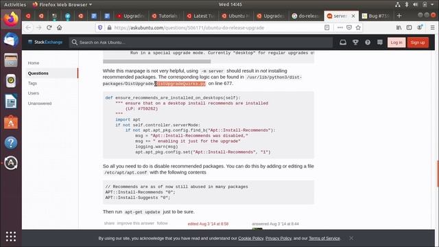 Command Line upgrades with do-release-upgrade смотреть онлайн