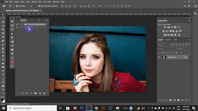 Vector Art Photoshop Action смотреть онлайн