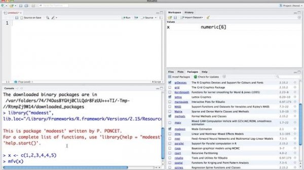 Installing Packages in R Studio