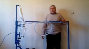 Принцип работы пневмотранспортной системой ПНЕВМОПУШКА на примере модельной установки