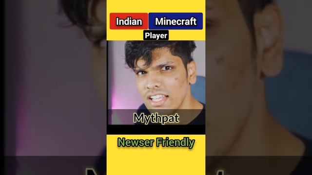 Indian Minecraft Player List | Techno Gamerz Minecraft #shorts #shortsfeed