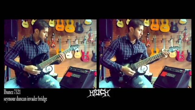 ibanez rg7321 test with seymour duncan invader смотреть онлайн