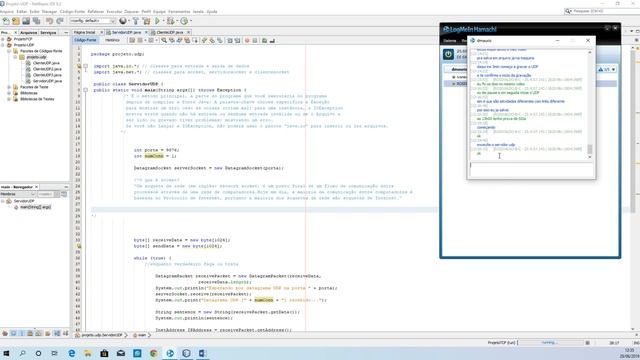Atividade Avaliativa 04. Projeto em Java Cliente/Servidor Protocolo UDP – IFMT смотреть онлайн
