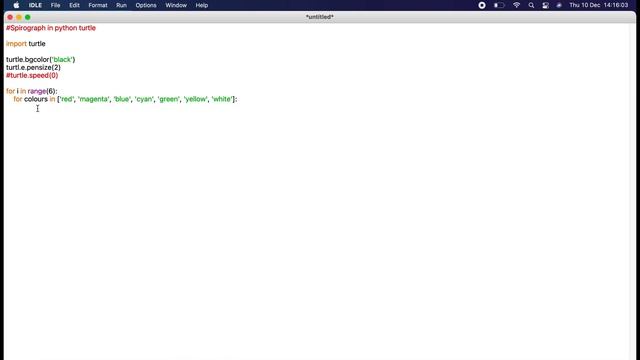 How To Make A Spirograph In Python Turtle | Python Projects смотреть онлайн