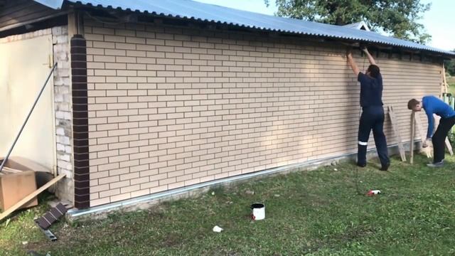 Монтаж фасадных панелей BrickPanel смотреть онлайн