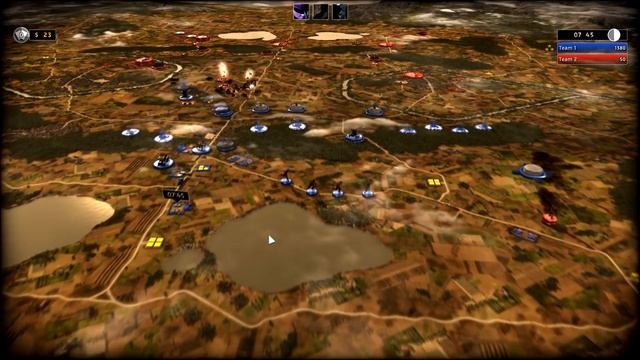 FCM F1 & Maginot Line Defense - R.U.S.E. Operations Gameplay 1vsAll French Defense смотреть онлайн