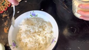 Зимний САЛАТ из черной РЕДЬКИ .