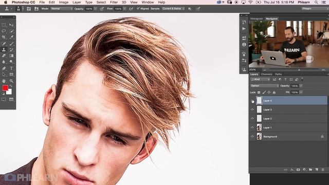 How to Style Hair in Photoshop смотреть онлайн