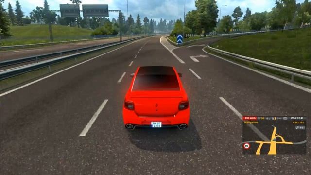 [MAX SPEED TEST] RENAULT LOGAN (SYMBOL) v2.0 1.26 ETS2 (Euro Truck Simulator 2) Free Download смотреть онлайн