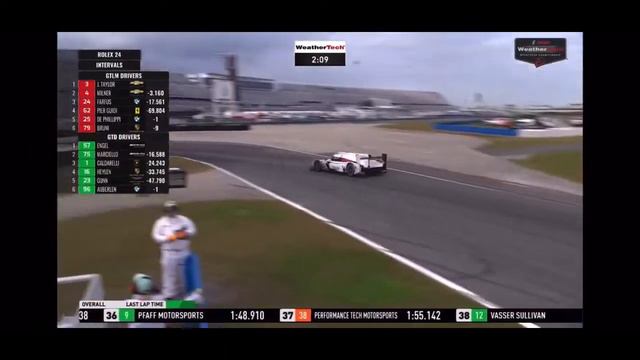2021 IMSA Rolex 24hrs race Final 10 minutes смотреть онлайн