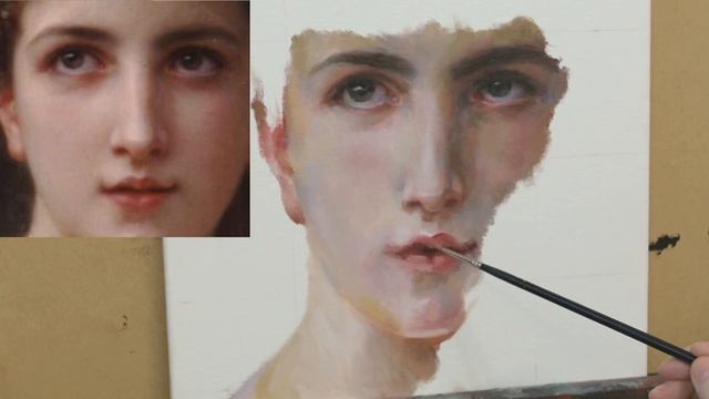 PORTRAIT PAINTING || Bouguereau Master Study "Psyche" смотреть онлайн
