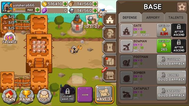 Grow Tower: Castle Defender TD - Max hero, keys, tower - Hack Cheat смотреть онлайн