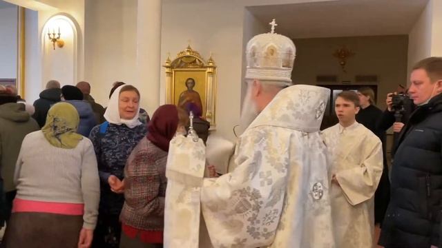 Митрополит Лонгин. Великое освящение воды. Святое Богоявление. Спасо Вознесенский собор Симбирска смотреть онлайн