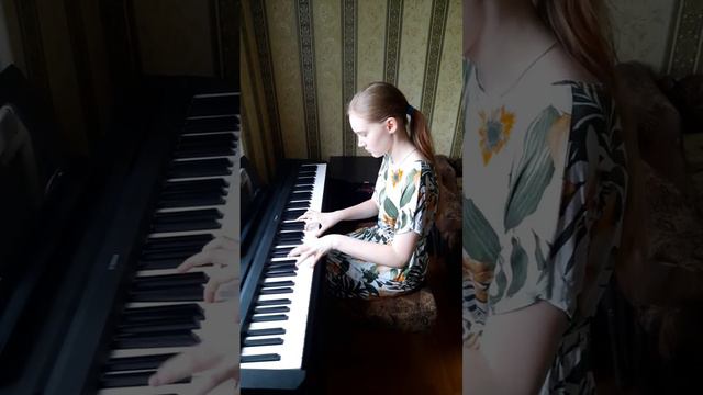 Стакато-прелюдия. С.Майкапар. Тональность до мажор. смотреть онлайн