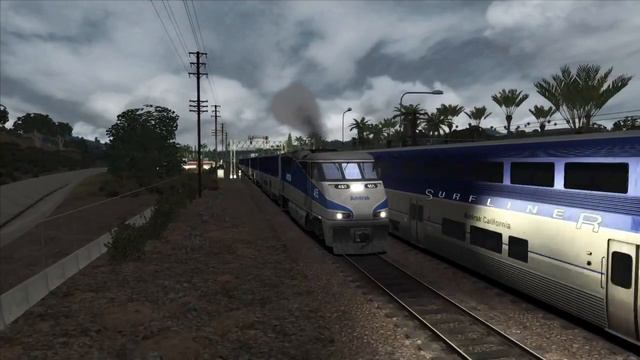 Making of Pacific Surfliner LA-San Diego for Train Simulator смотреть онлайн