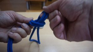 Вяжем узел двойной проводник