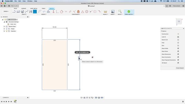 Fusion 360: Basics of 2D sketching смотреть онлайн