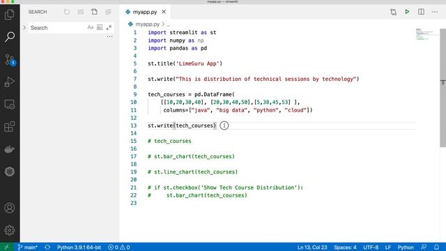 Learn Python Streamlit In 10 Minutes | Streamlit Tutorial For Beginners (Hands-on Tutorials) смотреть онлайн