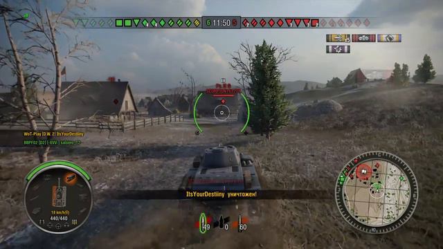 World of Tanks PS4 -Очень Интересный Бой #8 смотреть онлайн