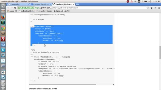 Yii2 Lesson - 15 DatePicker in the Filter Field Gridview смотреть онлайн