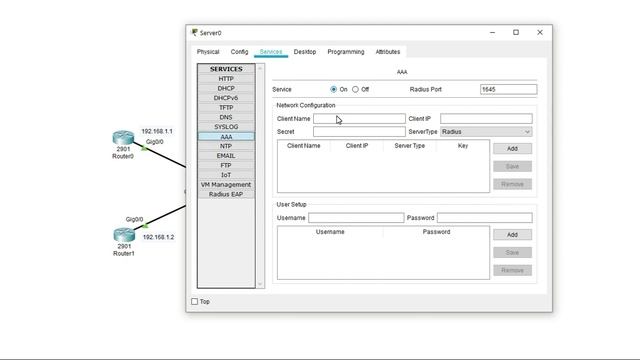 AAA Authentication with Radius Server смотреть онлайн