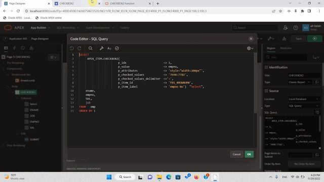 APEX_ITEM : CHECKBOX2 смотреть онлайн
