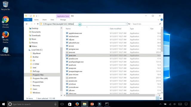 Compile and Run Java Programs Using the Command Line with java and javac - Setup JDK Path смотреть онлайн