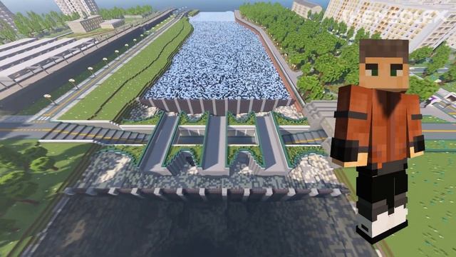 Строим город в Minecraft #37 - Питерский центр