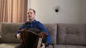 Как родная меня мать провожала.На гармошке.