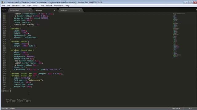 Adobe Photoshop PSD to CSS/HTML - Website Layout design & coding (Part 5) смотреть онлайн