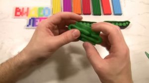 ТАНК Т 34. Лепка из пластилина к Дню Победы | Видео Лепка