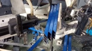 Ленточная пила по металлу в работе