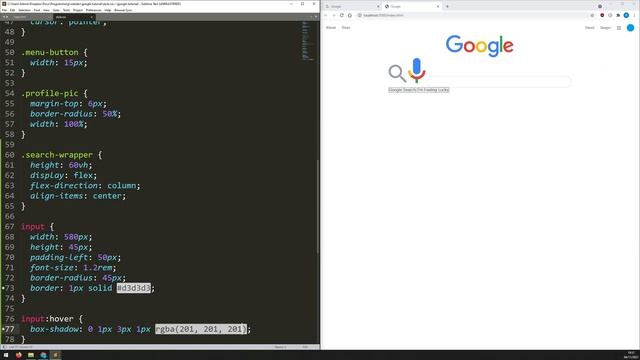 HTML & CSS Beginner Project Tutorial - Google Homepage Clone Using Flexbox смотреть онлайн