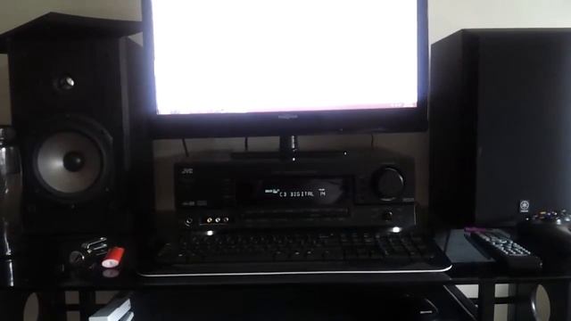 2.1 audio setup with Yamaha ns-6000c and Polk PSW111 смотреть онлайн