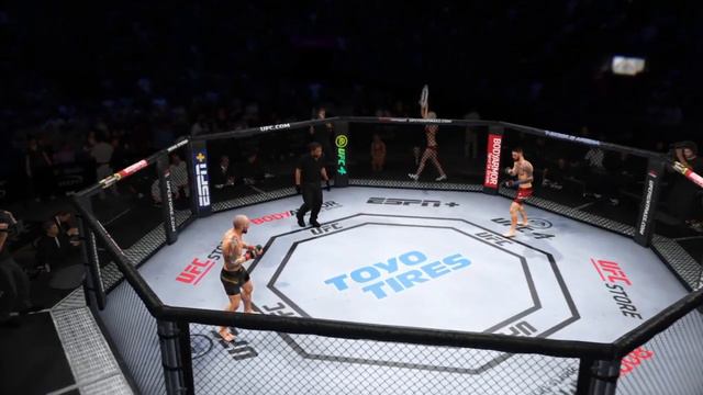 АЛЕКСАНДР ВОЛКАНОВСКИ VS ИЛИЯ ТОПУРИЯ UFC 4 CPU VS CPU смотреть онлайн