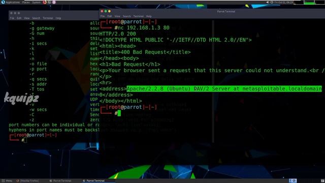 #NETCAT tutorial||episode01||kquipz||kquipz.tech смотреть онлайн