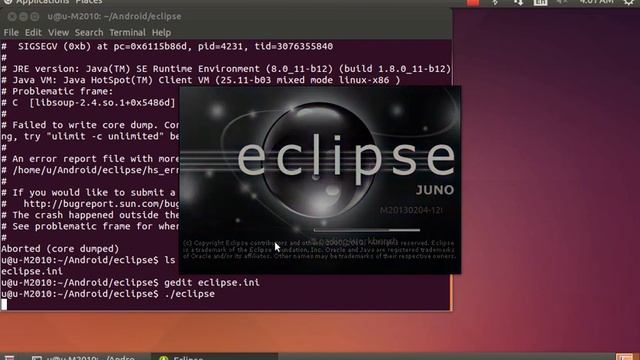 Android SDK-Eclipse crash when Content Assist try to provide suggestion смотреть онлайн