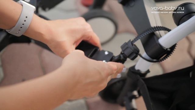 Коляска для двойни YOYA Twins. Подножка для старшего ребенка YOYA Trailer. смотреть онлайн