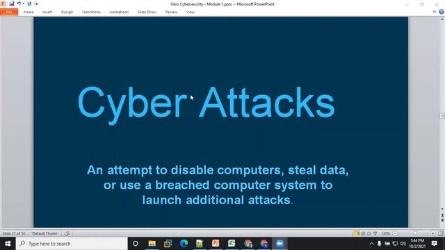 Intro to Cybersecurity| week 2 |Module 1 Part 2| Tutorial on Cyber Security| Twicher Accelerate 2. смотреть онлайн