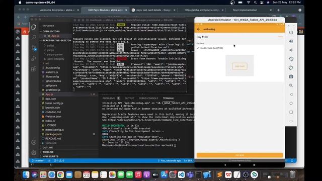 Using PayU money SDK with ReactNative Shell смотреть онлайн
