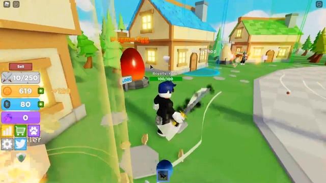 СИМУЛЯТОР УБИЙСТВА БОССОВ! Я УЖЕ ПРОКАЧАН? КУПИЛ ТОПОВЫЙ МЕЧ! Boss Fighting Simulator В ROBLOX смотреть онлайн
