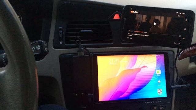 Работа зеркала и AndroidAuto на Carlinkit адаптере