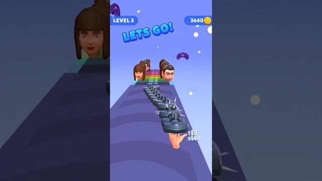 GLASSES RUNNER game HIGH SCORE MAX ??♀️? Gameplay All Levels Walkthrough iOS Android New Game 3D смотреть онлайн