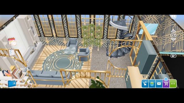 The Sims FreePlay Многоквартирный дом с элементами золота & Apartment building with gold elements смотреть онлайн