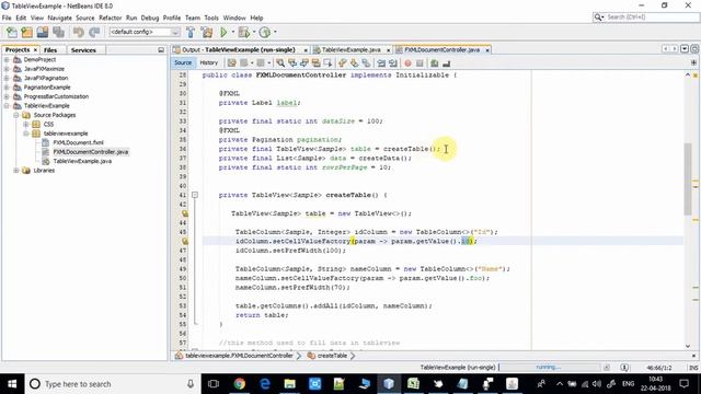 Tableview With Pagination | JavaFX Tutorial